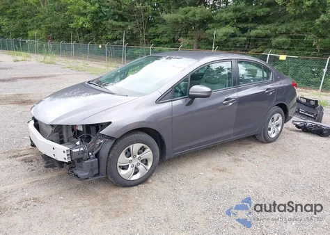 2014 Honda Civic Lx из США, поврежденный, VIN 19XFB2F50EE058496